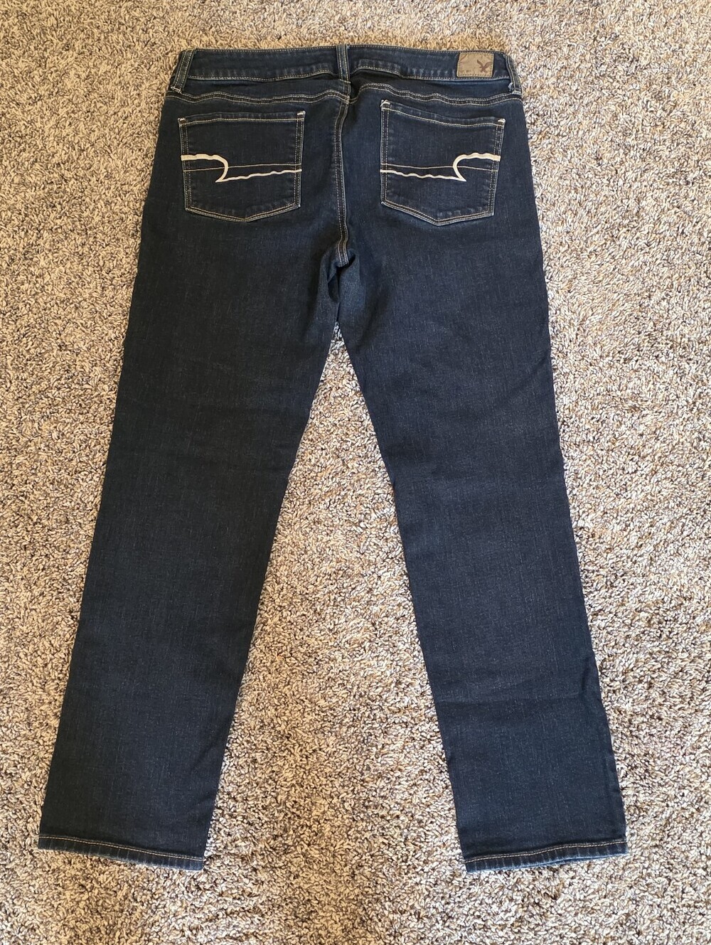 AMERICAN EAGLE Skinny Mid-rise Jean Sz 12 Short - Picture 2 of 6